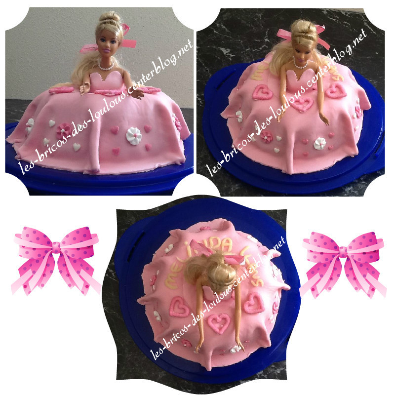 Gâteau d'anniversaire Princesse (ou Barbie)